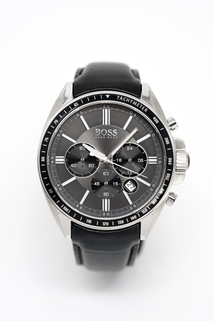 Hugo Boss Men's Watch Chronograph Black Driver Leather - HB1513085 - Image 2